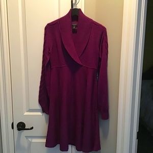 Nine West purple sweater dress
